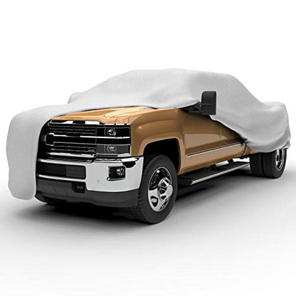 Budge Protector V Truck Cover, Premium 5-Layer Waterproof All Weather Dust Proof Protection with Soft Inner Lining, Fits Trucks up to 217 Inches, Gray, Size 3 - size: Size 3: 217" L x 70" W x 60" H