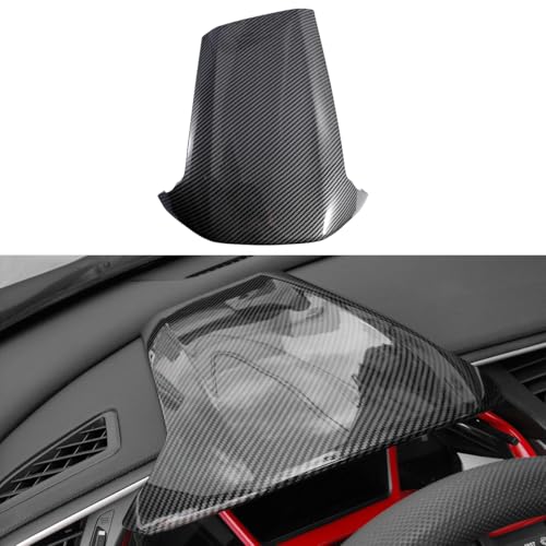 YINGTUU for Honda Civic Accessories 10th Gen 2016 2017 2018 2019 2020 2021 Car Dashboard Instrument Protective Cover Decals Carbon Fiber Pattern - color: Dashboard Protector Cover