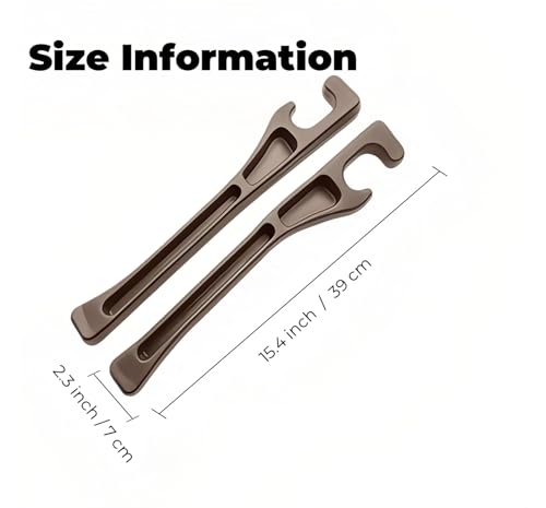EnzeroTools Car Seat Gap Filler, 2-Pack No-Drop Seat Side Gap Seam Filler Organizer with Phone Holder, Universal Fit Fill The Gap Between Seat & Console, Perfect for Car, SUV, Truck - color: Brown