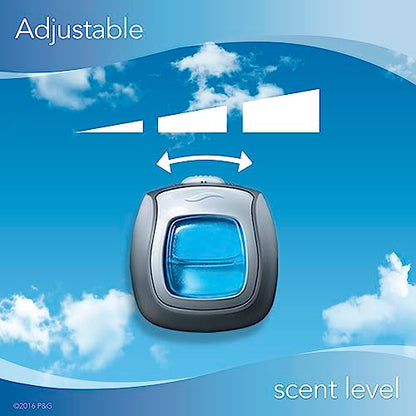 Febreze Gain Island Fresh Scent Car Air Freshener 0.06 oz Liquid 2 pk - size: 1 Count (Pack of 8)