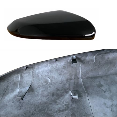Replacement Side Mirror Cover for Honda Civic 10th Gen 2016-2021 - Glossy Black Finish, Easy Snap-On Installation For honda civic accessories