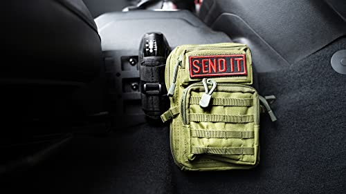 Center Console Molle Panels for 2018-2026 Jeep Wrangler & 2020-2026 Jeep Gladiator | Mount for Pouches, Med-Kits, Tools, Holsters & Other Accessories | Automatic & Manual Transmissions | DV8 Offroad