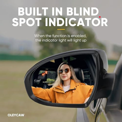 Compatible with Hyundai Tucson Driver Side Mirror 2016 2017 2018 2019 2020 2021 - Left Side Mirrors Replacement Glass with Blind Spot System, Power Heated - color: Driver Side(Blind Spot)