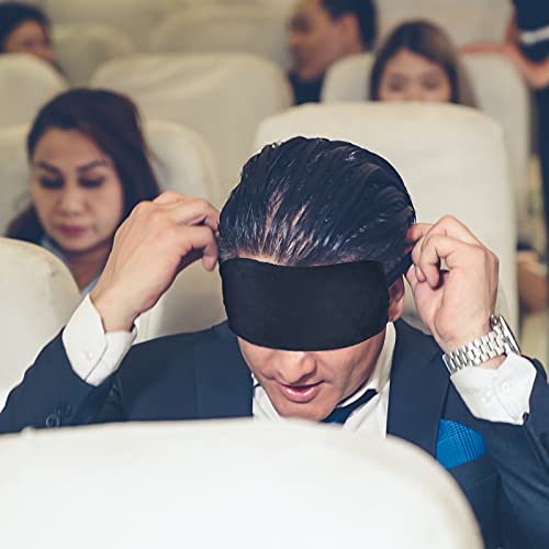 JenPen 2 Sets Headrest Travel Pillow Neck Pillow for Airplane Travel Functional Head Straps Neck Brace for Sleeping on Airplane Car(Black) - color: Black