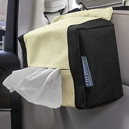 FH Group E-Z Travel™ Napkin Tissue Dispenser Holder Fits Most Cars, SUVs, Trucks, and Vans Beige - color: Beige