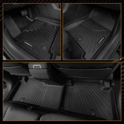 Naibeve Floor Mats for Cadillac Optiq 2025 2026 - All Weather for Cadillac Optiq Floor Mats Liners 2 Row & Cargo Mat & Backrest Mats Accessories - size: 21)Optiq|2025-2026