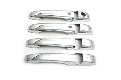 Chrome Durable ABS Door Handle Cover and Door Side Mirror Cover Trim Kit for 2011-2016 Jeep Grand Cherokee / 2011-2016 Dodge Durango
