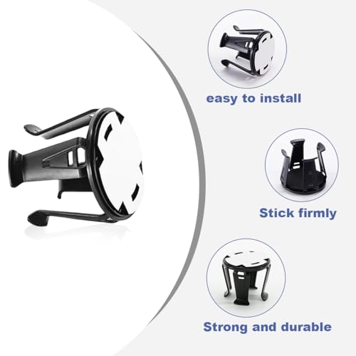 Zpana Car Slim Can Cup Holder Adapter, 2PCS Vehicle Energy Drink Holder Insert, Reversible Wiggle Free Automotive Cup Holder Expander Accessories, Universal for SUV, Sedan, Truck(2PCS) - color: 2 PCS