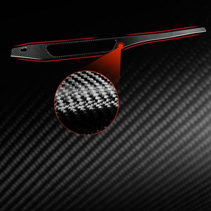 NVCNX Real Carbon Fiber Compatible with Audi B9 A4 S4 2017-2025 / A5 S5 RS5 2018-2025 2019 2020 2021 2022 2023 2024 Dash Center Co-Pilot Side Panel Trim Cover Sticker Decal Exterior Accessories 1PC - color: Dash Center Co-pilot Side Panel Trim
