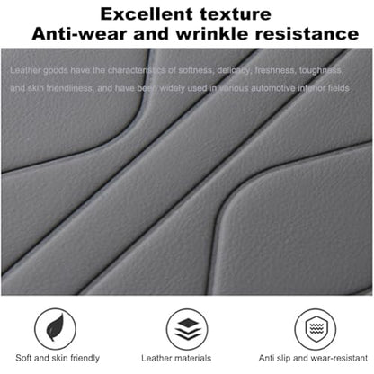 New Universal Car Center Console Cover with Side Pockets - Leather Armrest Cover,Waterproof Armrest Box Mat,Arm Rest Covering Car Interior Accessories Arm Rest Cushion for SUV/Truck/Vehicle(Beige) - color: Beige