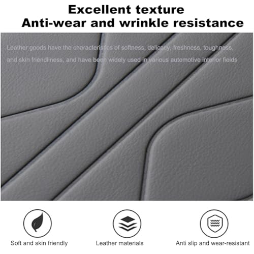 New Universal Car Center Console Cover with Side Pockets - Leather Armrest Cover,Waterproof Armrest Box Mat,Arm Rest Covering Car Interior Accessories Arm Rest Cushion for SUV/Truck/Vehicle(Coffee) - color: Coffee