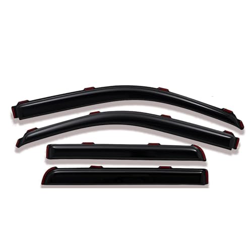 in-Channel Rain Guards Window Visors Side Wind Deflectors Vent Guard Shade for Ford F-150 SuperCrew/Crew Cab 2009-2014,Sun 194155,in Channel 4-Pieces Set - size: 2009-2014 F150 Crew Cab In-Channel