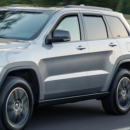 Nilight in Channel Rain Guards for Jeep Grand Cherokee L (3-Row Model Only) 2021-2025 Side Window Deflectors Vent Visors, Smoke Tint, Car Window Shade for Rain/Snow, Reduce Wind Noise, 4PCS - size: Grand Cherokee L 2021-2024