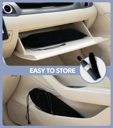 Upgraded 2026 Windshield Sun Shade Umbrella, UPF50+ Nano Crystal UV Protection, Foldable Umbrella Sunshade for Car Windshield, Durable Sun Visor for Car Windshield(Medium-59×31") - size: Medium