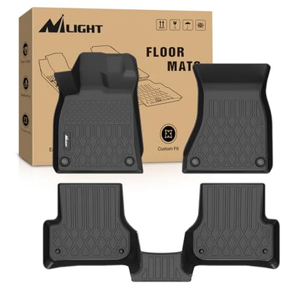 Nilight TPE Floor Mats for Audi A6 S6 A6 Quattro 2012 2013 2014 2015 2016 2017 2018, All Weather Custom Fit Heavy Duty Floor Liners - color: 2012-2018 Audi A6