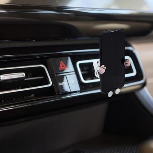 Car Cellphone Holder Strawberry Car Cradle Phone Holder Adorable Car Phone Holders Cute Phone Holders for Your Cars Phones Mount with Sturdy Air Vent Clip for All Smartphones - style: Strawberry