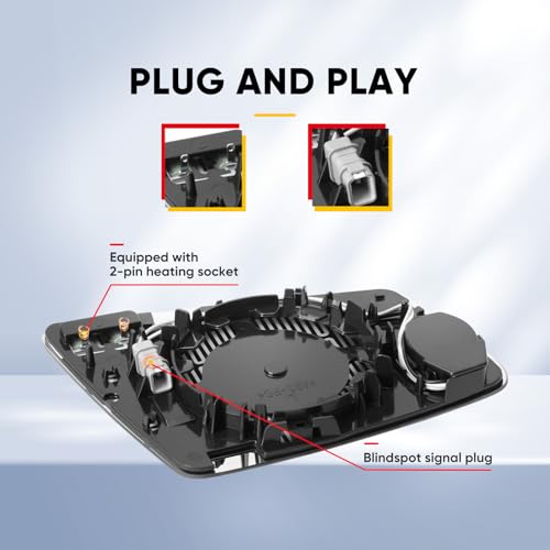 Driver Side Blind Spot Mirror Compatible with Mercedes Benz A220 W176, B250 W264, C300 W204, E350 W212, S550 W221, GLA250 X156, GLK350 X204, Mercedes Benz A B C E S Class GLA GLK, Left Side - color: Driver Side(LH)