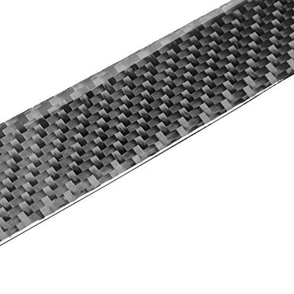 NVCNX Real Carbon Fiber Compatible With Audi B9 A4 S4 2017-2025 / A5 S5 RS5 2018-2025 2019 2020 2021 2022 2023 2024 Car Dash Co-pilot Side Panel Strip Cover Sticker Decal Interior Trim Accessories 1PC - color: Dash Co-pilot Side Panel Strip