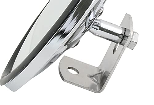 GG Grand General 33271 Stainless Steel 5” Convex Blind Spot Mirror with Center Mount for Trucks, Buses, Utility Vehicles and More - size: 5", style: Center-Stainless Steel