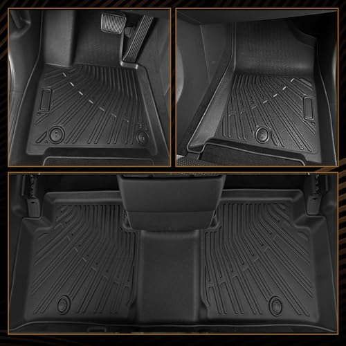 Naibeve Floor Mats for 2009-2017 Volkswagen Tiguan - All Weather Custom Fit for Volkswagen Tiguan Floor Mats Cargo Mat Backrest Mats Waterproof Interior Accessories - size: 1)Tiguan|2009-2017