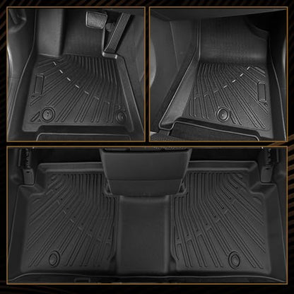 All Weather Floor Mats for 2018-2024 2025 Volvo XC60 (Only T5/T6 Models and Not Hybrid) - All Weather for Volvo XC60 Floor Mats Cargo Mat Backrest Mats Waterproof Interior Accessories - size: 26)XC60 Set|2018-2025