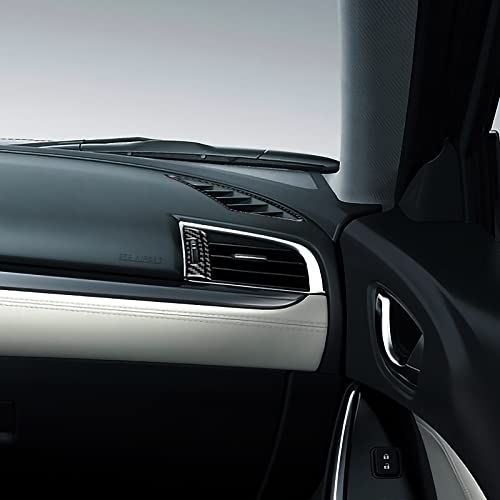 AIRSPEED for Mazda 6 2016-2017.5 with Automatic Transmission, Carbon Fiber Center Console Darshboard Side Air Vent Outlet Frame Cover Interior Trim - color: Side Air vent