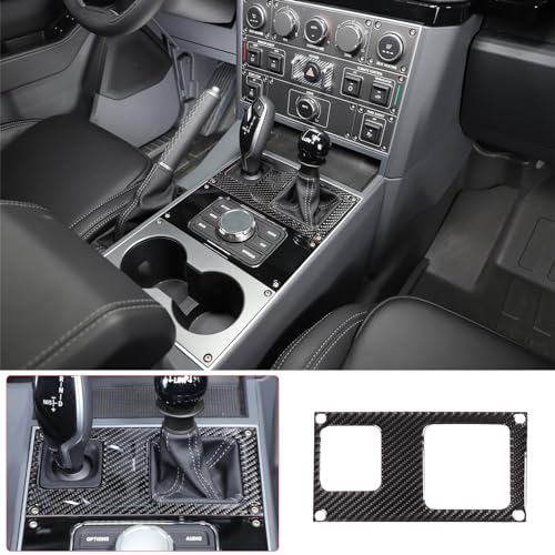 Car Center Console Panel Cover Trim Compatible with INEOS Grenadier 2020-2024, Soft Carbon Fiber Gear Shift Panel Trim Cover Trim Anti-Scratch Panel Frame Protection Interior Accessories