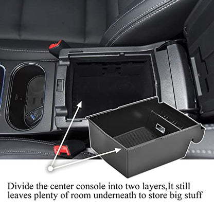Center Console Organizer Compatible with Subaru Legacy Outback 2015 2016 2017 2018 2019 ABS Console Tray Armrest Storage Box Console Insert Organizer Glove Pallet - size: 2015-2019 Outback