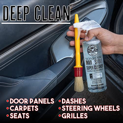 Chemical Guys Nonsense Colorless & Odorless All Surface Cleaner - Interior Cleaner, Safe for Vinyl, Rubber, Plastic, Carpet, and Upholstery, pH Balanced, Residue-Free, Unscented, 1 Gallon (128 fl oz) - style: Nonsense 128 oz
