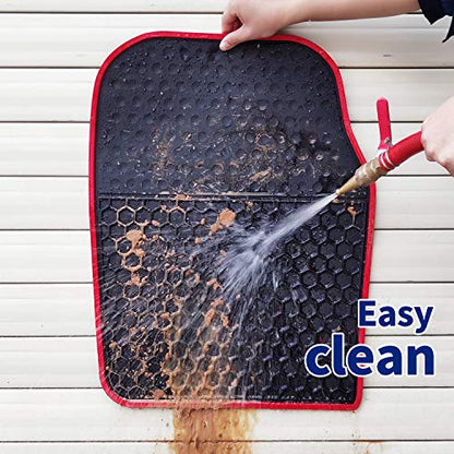 Trunk Cargo Liner Mat for Ford Escape 2013 2014 2015 2016 2017 2018 2019/2015-2019 Lincoln MKC Custom Fit Odorless Washable Rubber Heavy Duty All Weather Black