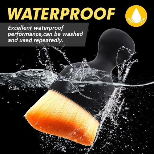 Car Interior Detailing Brush,Soft Bristle Cleaning Brush Car Detailing Brush Dusting Brush,Car Interior Cleaning Tool,Auto Detail Brush Car Dash Duster Brush (Brown) - color: Without Cover