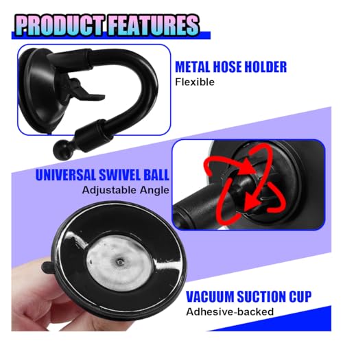 Baby Car Rearview Mirror with Suction Cup, 360 Degrees Wide Angle Automotive HD Glass Convex Mirror, Vehicle Interior Blind Spot Mirrors for RV, SUV, Truck(Round) - size: Round
