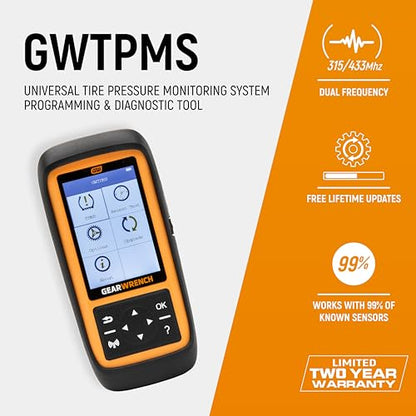 GEARWRENCH Universal Tire Pressure Monitoring System Programming & Diagnostic Tool | GWTPMS - style: TPMS Diagnostic