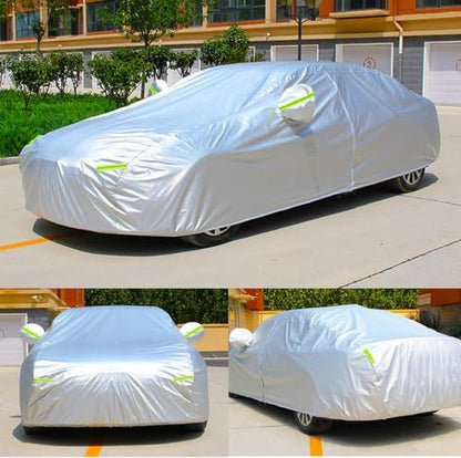 Koukou SUV Car Cover 100% Waterproof All Weather for Automobiles with Zipper Door, Universal Fit Ford Explorer, Jeep Grand Cherokee, BMW X5, Highlander, Etc.(190 to 201 inches) - size: C7-Fit suv jeep length ( 190" to 201")