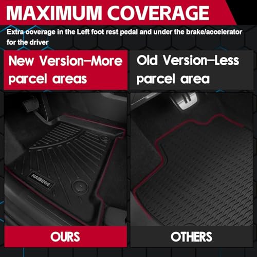 Naibeve Floor Mats for 2024 2025 2026 Honda Prologue/Chevrolet Chevy Blazer EV - All Weather Custom for Honda Prologue Floor Mats Trunk mat Backrest Mats Interior Accessories - size: 11)Blazer EV/Prologue|2024-2026