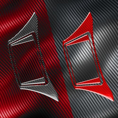 Car Center Console Navigation Display Trim Stickers Decals Compatible with Hyundai Genesis Coupe 2013 2014 2015 2016 Real Carbon Fiber Interior Accessories - color: Gps Screen