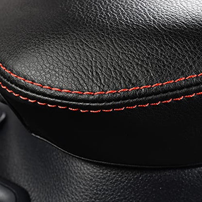 INTGET for Toyota RAV4 Accessories 2025 2024 2023 2022 2021 2020 2019 and 2021-2024 RAV-4 Prime Center Console Cover Leather Armrest Middle Console Lid Cover Arm Rest Covering Car(Red) - color: red