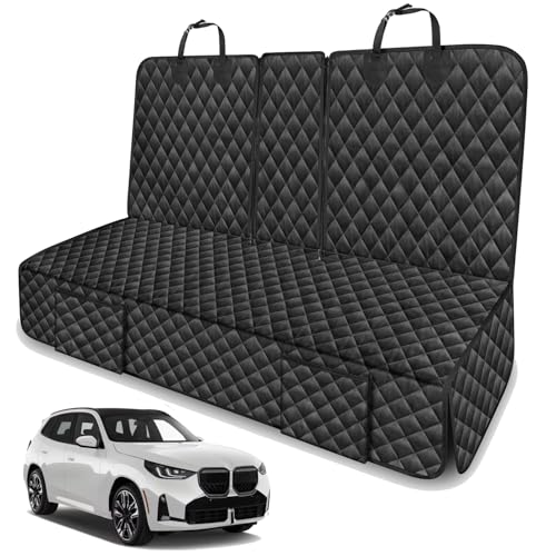 Dog Car Seat Cover for Back Seat Compatible with BMW X3 X5 X1 X2 X4 3 5 4 Series 328i 320i 330i 528i 540i Accessories 2000-2026, Waterproof Non-Slip Pet Bench Backseat Covers