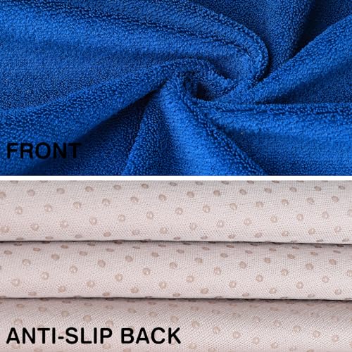 Leader Accessories Towel Car Seat Cover Waterproof Blue for Truck SUV Front Seat Machine Washable - After The Gym, Runs, Swimming, Surfing - color: Towel Blue 1pcs