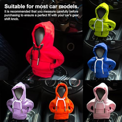 Car Shift Knob Hoodie,Gear Shift Hoodie,Funny Sweater Hoodie for Gearshift,Automotive Interior Accessories（Gray） - color: 1*Gray