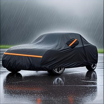 Amooca Heavy-Duty Car Covers Custom Fit for Mazda MX-5 Miata (1989-2024) Waterproof Sun-Proof All Weather for Automobiles Snow Cover 420D with Door Zipper Cotton Lining - color: A04-Custom Fit Mazda MX-5 Miata 1989-2024