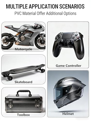 5D Carbon Fiber Vinyl Wrap for Body Protection Scratch Resistance Air Release Technology 3 X 5FT Car Wrap - color: Carbon Fiber Black, size: 3*5FT