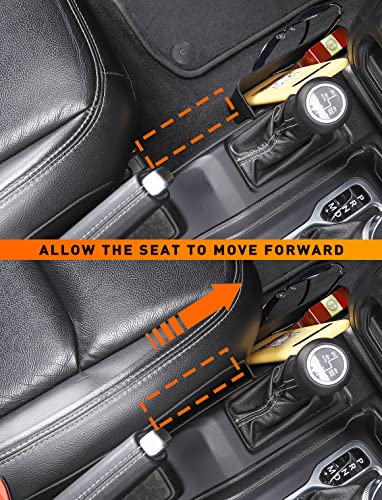 Savadicar GT-2 Shifter Storage Box with Microfibers, American Flag Gear Shift Tray, Center Console Organizer for 2018-2025 Jeep Wrangler JL JLU 4XE & Gladiator JT, Interior Accessories, Black,1 PC - size: Microfiber, style: American Flag