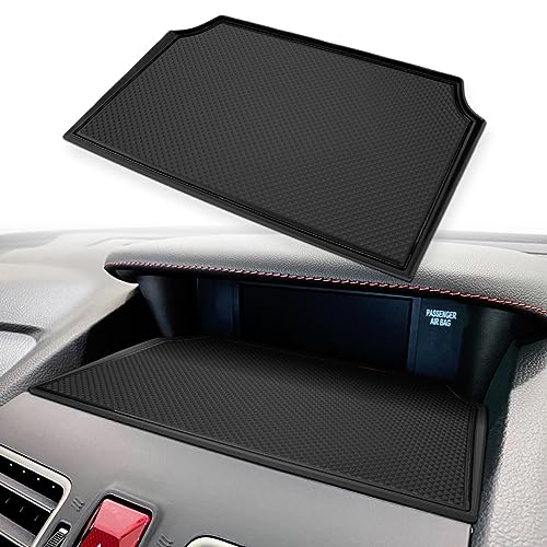 Auovo Dashboard Mats Compatible with Subaru Crosstrek Accessories 2012-2017 Forester 2014-2018 XV Impreza 2012-2016 Car Interior Silicone Dash Pad Liner Tray (Black) - color: Black, size: 2012+ A Version
