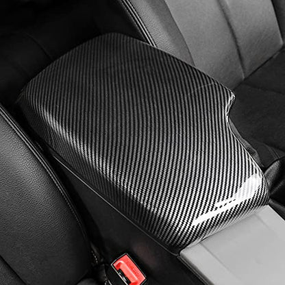 328i 435i Armrest Cover, Carbon Fiber Color Center Consoles Pad for BMW F30 F32 F34 (ABS Material) (F30 2012-2019) - size: F30 2012-2019