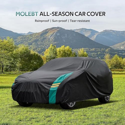 SUV Car Cover Custom Fit for Lexus RX 330 350 450 500(2016-2025), Waterproof All Weather for Automobiles, Outdoor Full Cover with Windproof Clip Straps. - size: 6 Custom Fit Lexus RX