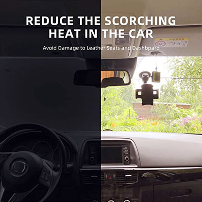 Dragonfly Car Windshield Sunshade Front Window Sun Visor Protector Foldable Shield Cover for Truck SUV - color: Black1