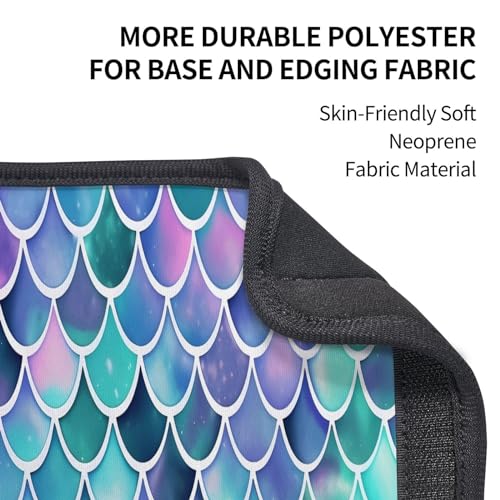 Mermaid 2 PCS Car Seat Belt Pad Cover for Adults, Suitable for Car Seat Belt Backpack Shoulder Bag - color: Mermaid