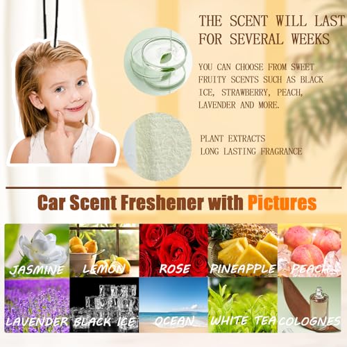 10/20/50/100Pcs Custom Air Fresheners with Picture Photo Logo - Personalized Double Sided Photo Air Freshener Personalized Gifts for Valentine's Day Birthday Anniversary(10pcs-Crop) - color: 10 Pcs - Crop