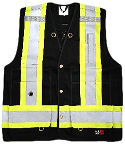 Viking Open Road Surveyor FR Safety Vest - Fire Retardant Class 1 Reflective Vest; ANSI/ISEA and CSA Compliant - size: Small